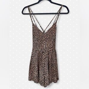 Forever 21 Leopard Print Romper